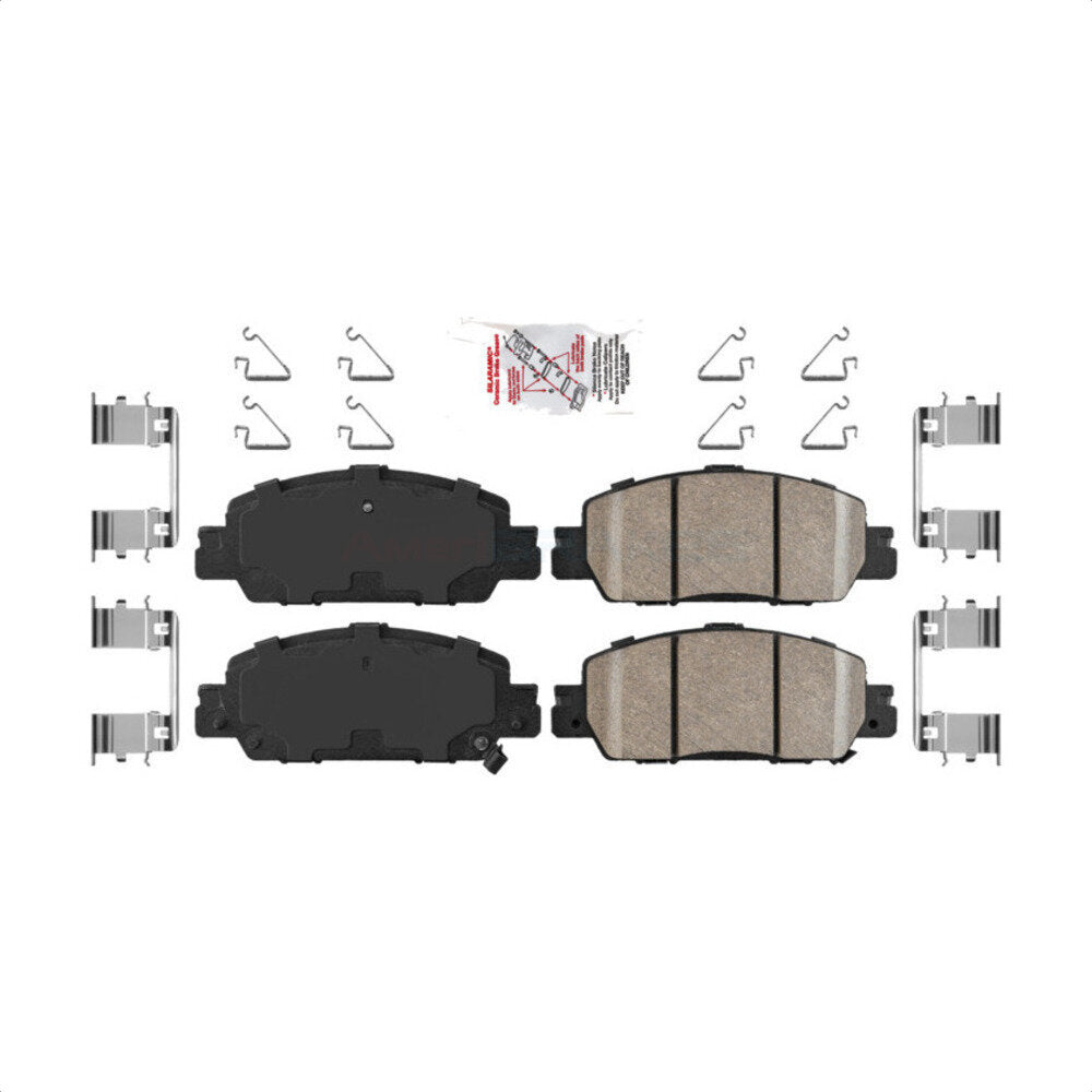 Front Ceramic Disc Brake Pads NWF-PRC1860 For 2016-2017 Honda Accord LX-S