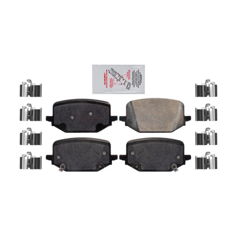 Rear Ceramic Disc Brake Pads NWF-PRC2231 For Ford Explorer Lincoln Aviator Police Interceptor Utility