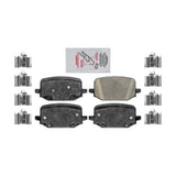 Rear Ceramic Disc Brake Pads NWF-PRC2232 For 2020-2022 Ford Explorer With Electric Parking Without Red Painted Calipers