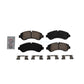 Rear Ceramic Disc Brake Pads NWF-PRC2236 For Freightliner Sprinter 3500 Mercedes-Benz 4500 3500XD