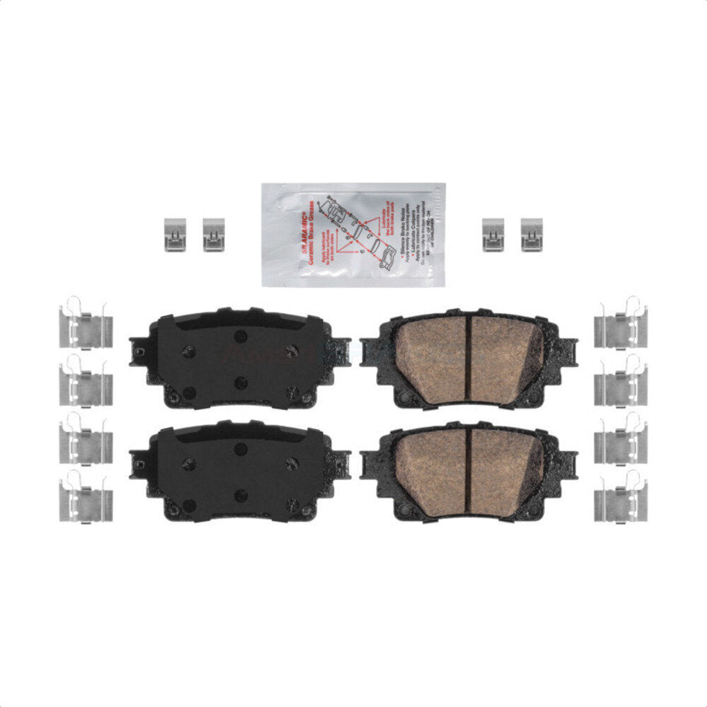 Rear Ceramic Disc Brake Pads NWF-PRC2305 For Toyota Highlander Lexus NX350 RC300 NX350h Sienna NX450h+ RAV4 Prime