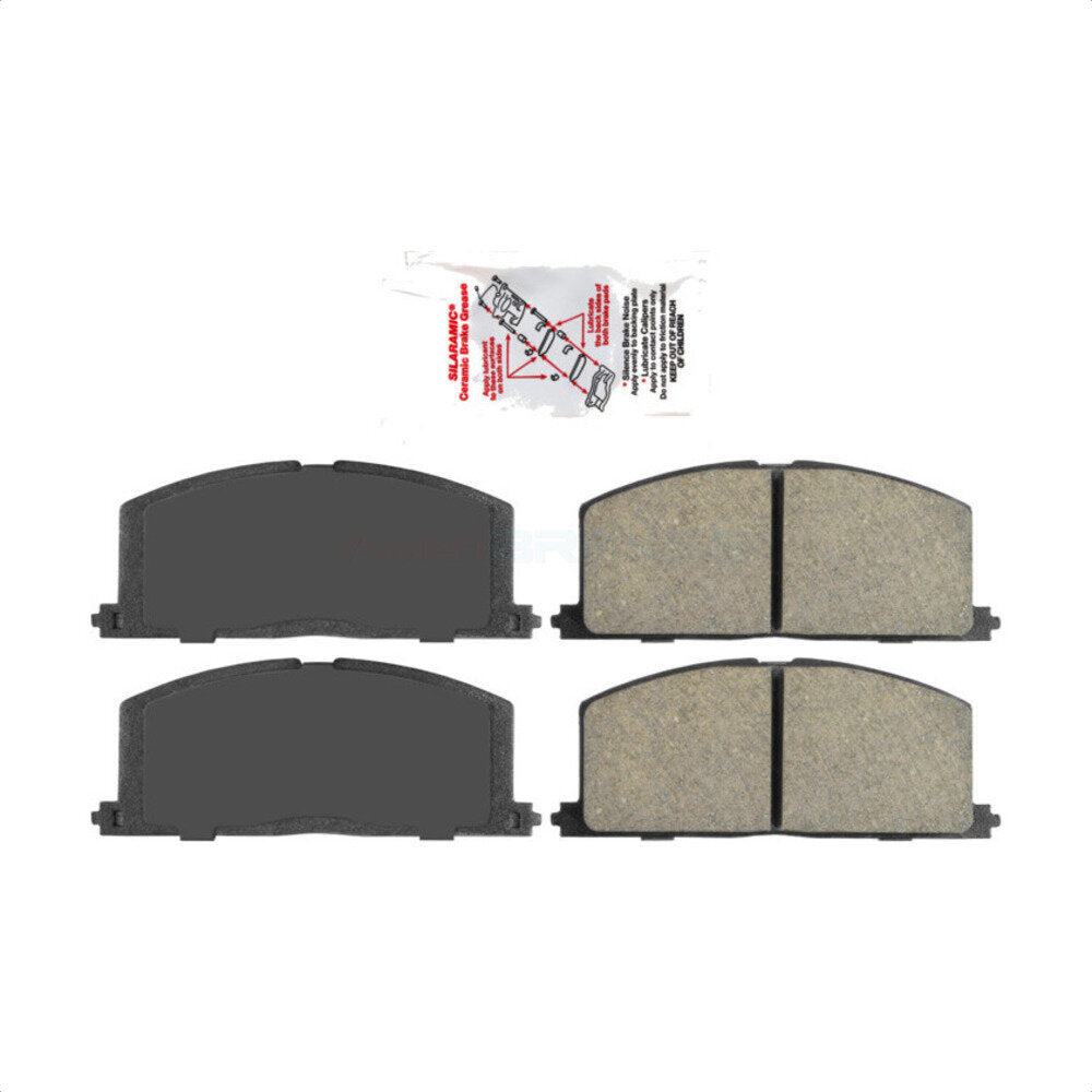 Front Ceramic Disc Brake Pads NWF-PRC242 For Toyota Corolla Tercel MR2 Celica Geo Prizm Paseo Camry Chevrolet Nova