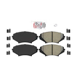 Front Semi-Metallic Disc Brake Pads NWF-PRM1009 For 2004-2011 Mazda RX-8 Soft Suspension or Sport