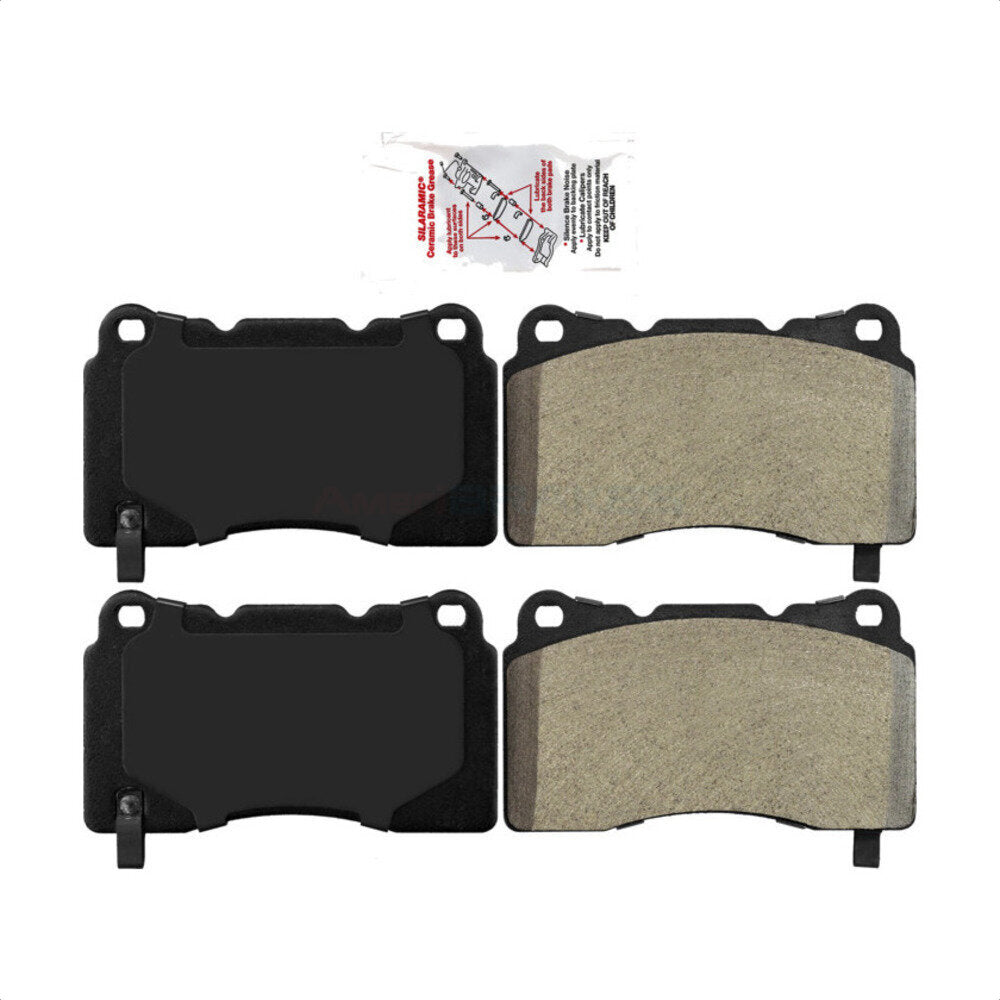Semi-Metallic Disc Brake Pads NWF-PRM1050 For Honda Civic Cadillac Ford Mustang Subaru Impreza Chevrolet CTS Mitsubishi Lancer Tesla Camaro Corvette XTS S ATS Buick Regal Volvo STS S60 Hyundai Genesis
