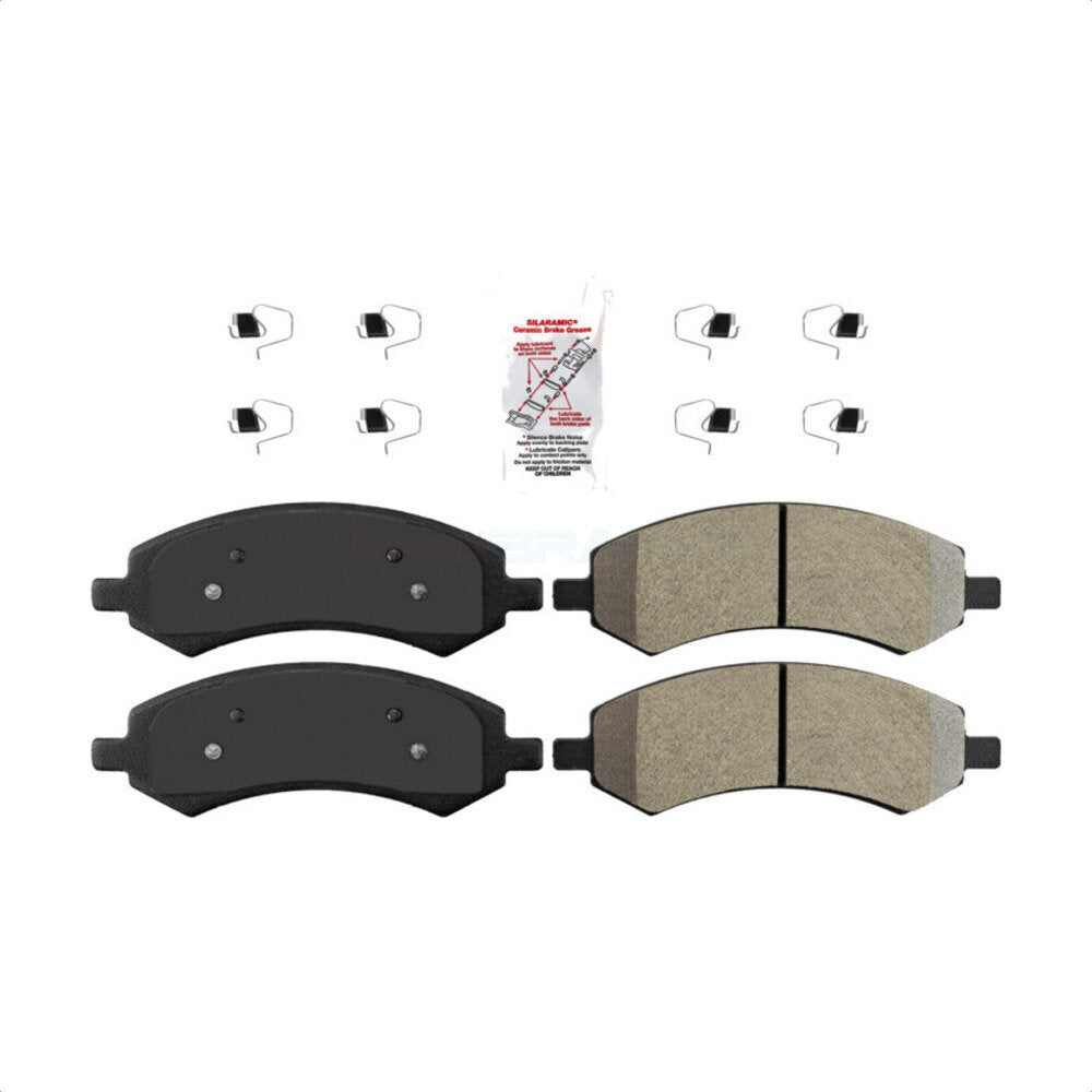 Front Semi-Metallic Disc Brake Pads NWF-PRM1084 For Ram 1500 Dodge Dakota Classic Durango Chrysler Aspen Mitsubishi Raider
