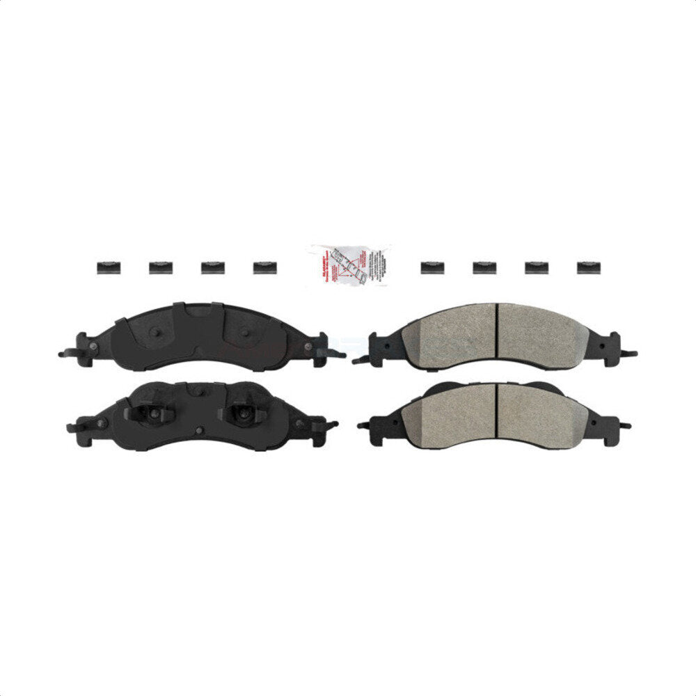 Front Semi-Metallic Disc Brake Pads NWF-PRM1278 For 2007-2009 Ford Expedition Lincoln Navigator
