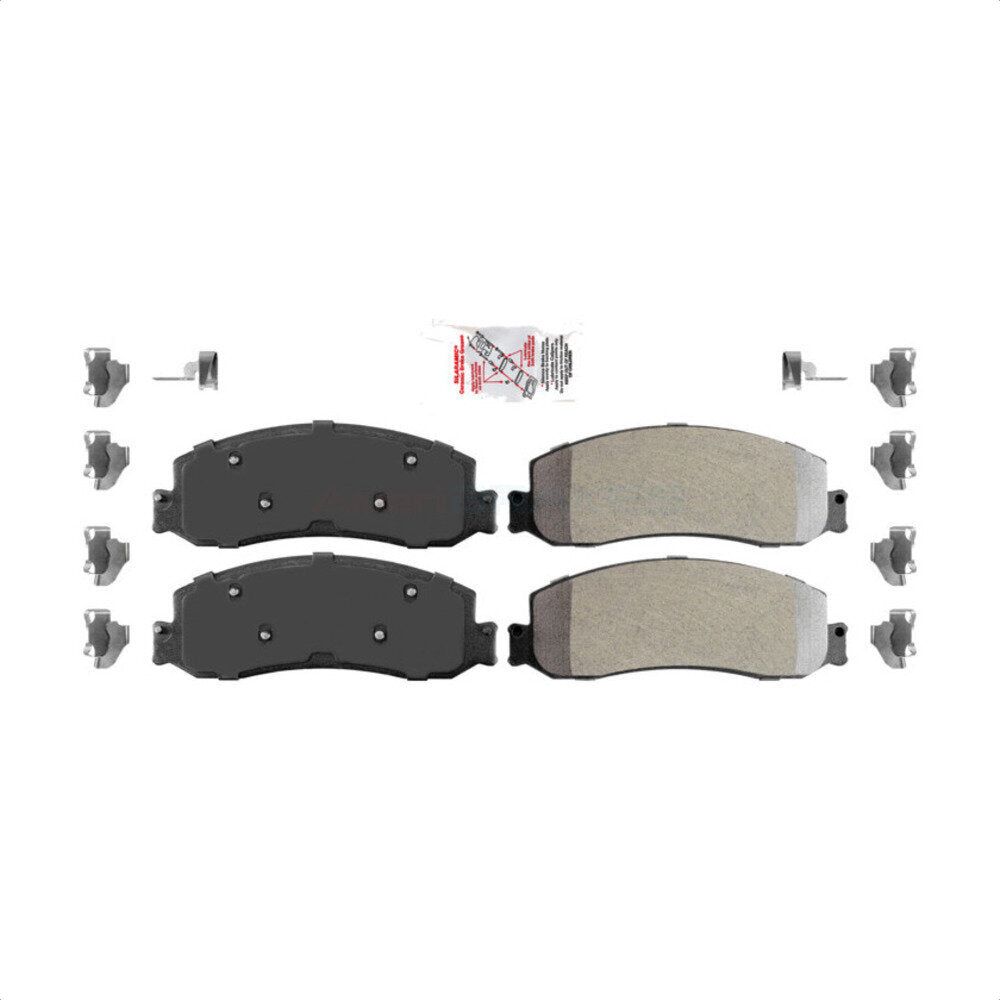 Front Semi-Metallic Disc Brake Pads NWF-PRM1333 For Ford F-250 Super Duty F-350 F-450