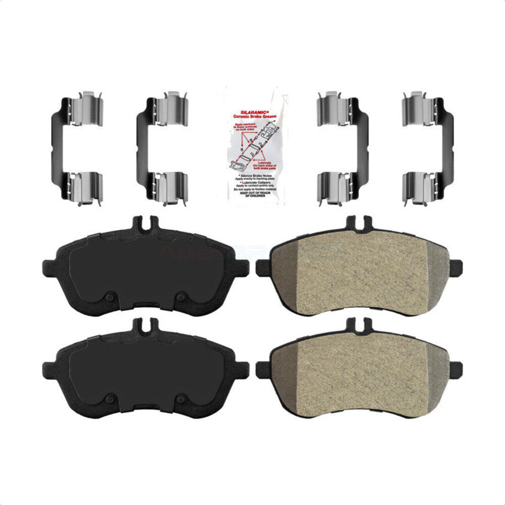 Front Semi-Metallic Disc Brake Pads NWF-PRM1340 For Mercedes-Benz C300 C250 SLK250 C230