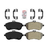 Front Semi-Metallic Disc Brake Pads NWF-PRM1340 For Mercedes-Benz C300 C250 SLK250 C230