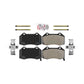 Front Semi-Metallic Disc Brake Pads NWF-PRM1379B For 2016-2021 Mazda MX-5 Miata Brembo Brakes