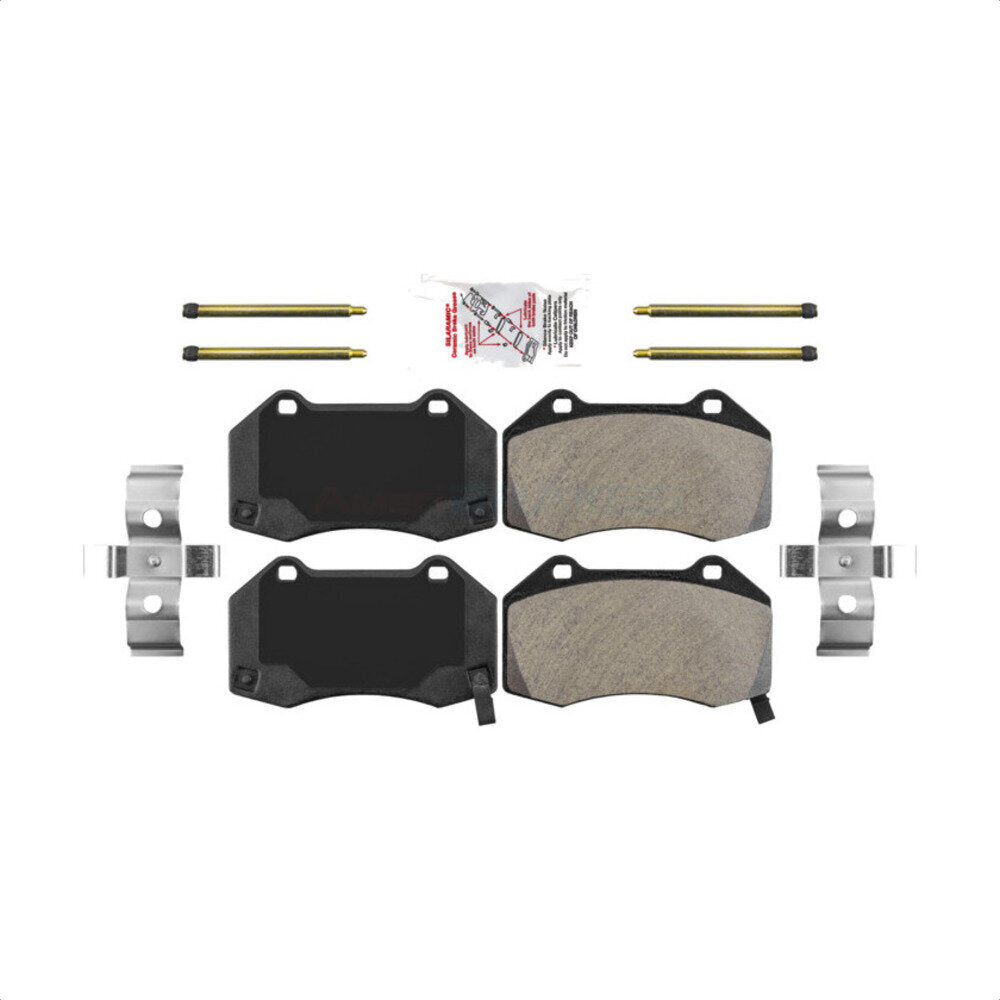 Front Semi-Metallic Disc Brake Pads NWF-PRM1379B For 2016-2021 Mazda MX-5 Miata Brembo Brakes