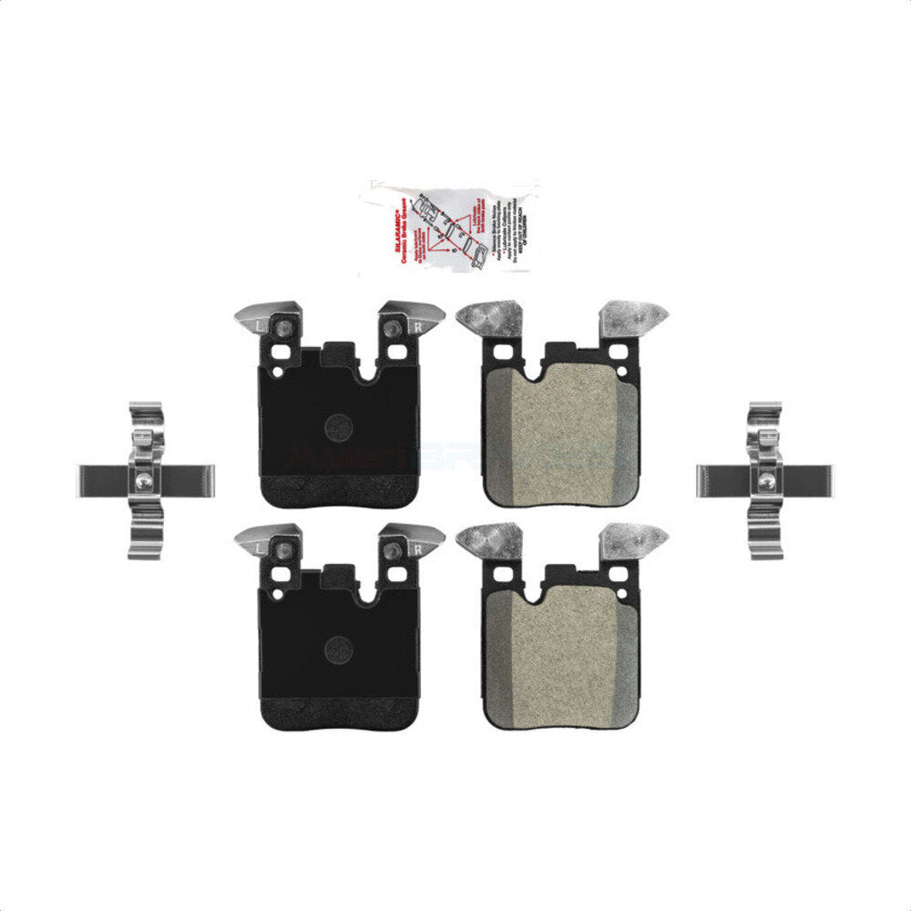 Rear Semi-Metallic Disc Brake Pads NWF-PRM1656 For BMW 328i xDrive 428i 330i 335i M4 320i 430i Gran Coupe M3 435i 228i GT 340i 328d M235i 230i 440i M2 M240i ActiveHybrid 3