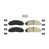 Rear Semi-Metallic Disc Brake Pads NWF-PRM1691 For Ford F-250 Super Duty F-350 F-450