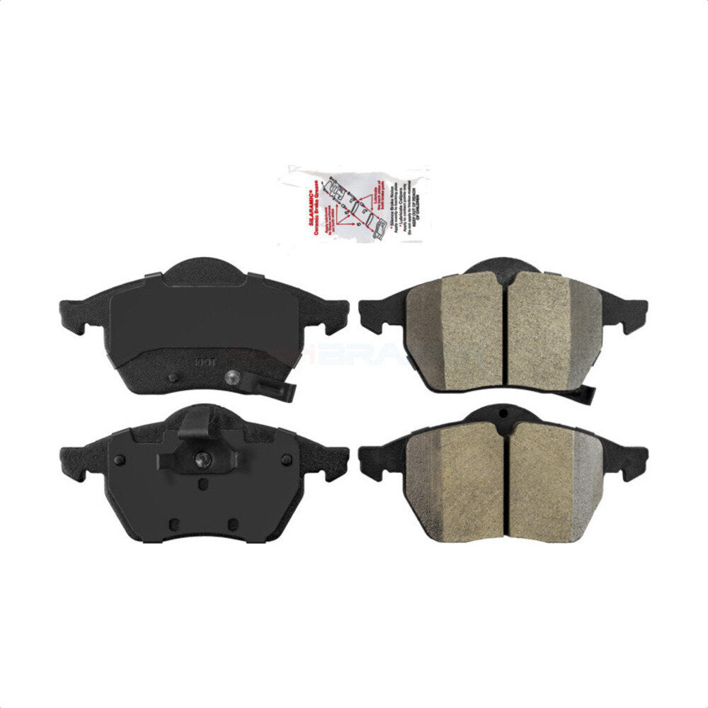 Front Semi-Metallic Disc Brake Pads NWF-PRM800 For Saturn Saab L200 9-5 9-3 L300 Volkswagen Passat LS1 L100 LW200 LS2 900 LW300 LW2 LW1 LS Audi A4