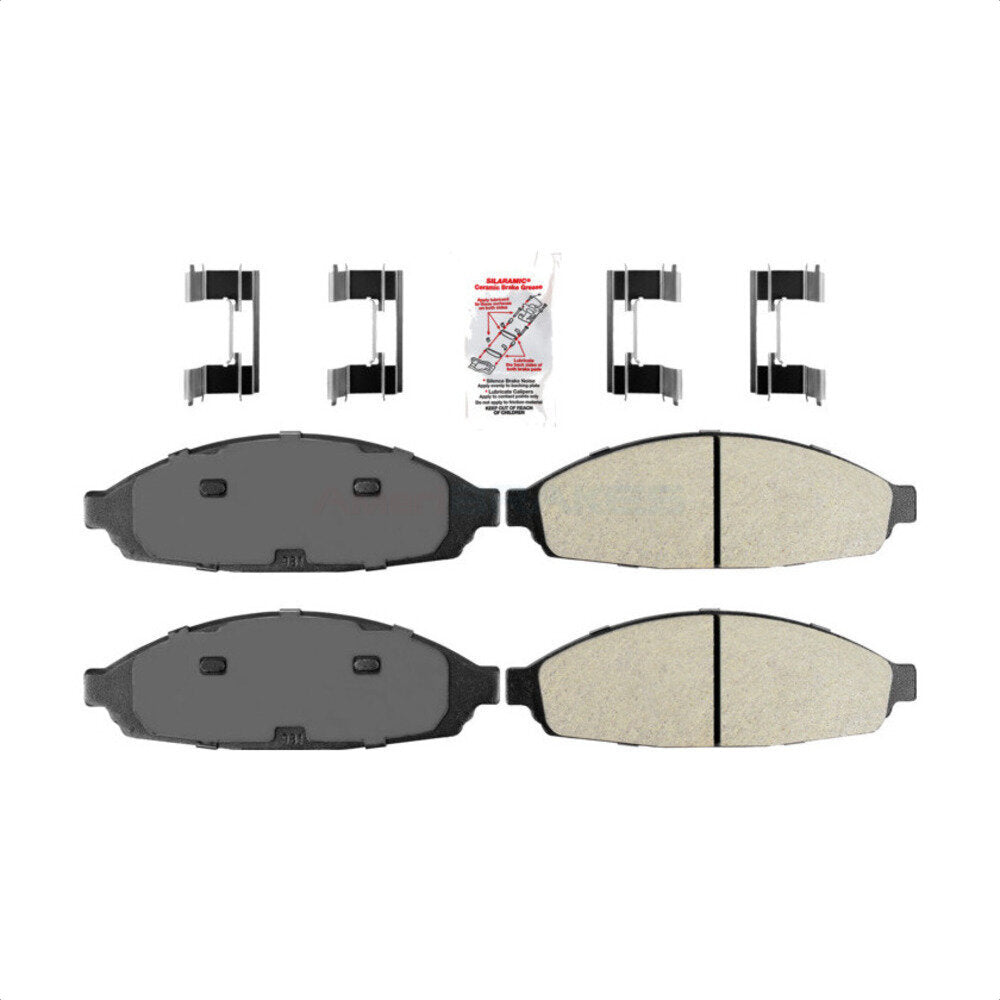 Front Semi-Metallic Disc Brake Pads NWF-PRM931 For Ford Crown Victoria Mercury Grand Marquis Lincoln Town Car Marauder