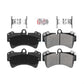 Front Semi-Metallic Disc Brake Pads NWF-PRM977 For Audi Q7 Porsche Cayenne Volkswagen Touareg R8