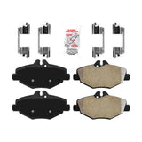 Front Semi-Metallic Disc Brake Pads NWF-PRM987 For Mercedes-Benz E350 E320