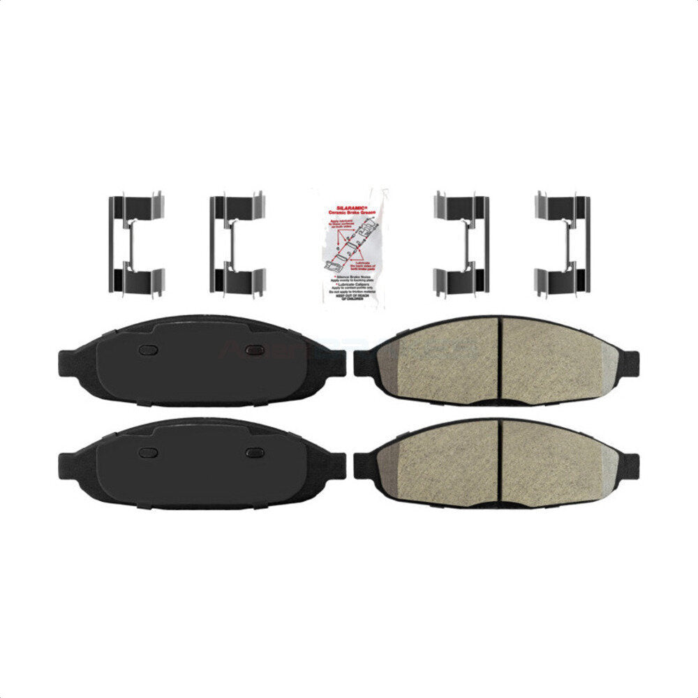 Front Semi-Metallic Disc Brake Pads NWF-PRM997 For 2004-2008 Chrysler Pacifica