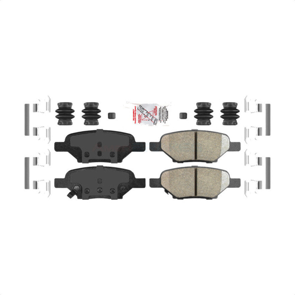 Rear Ceramic Disc Brake Pads NWF-PTC1033 For Chevrolet Malibu Pontiac G6 Cobalt Saturn Ion HHR Aura G5 Pursuit