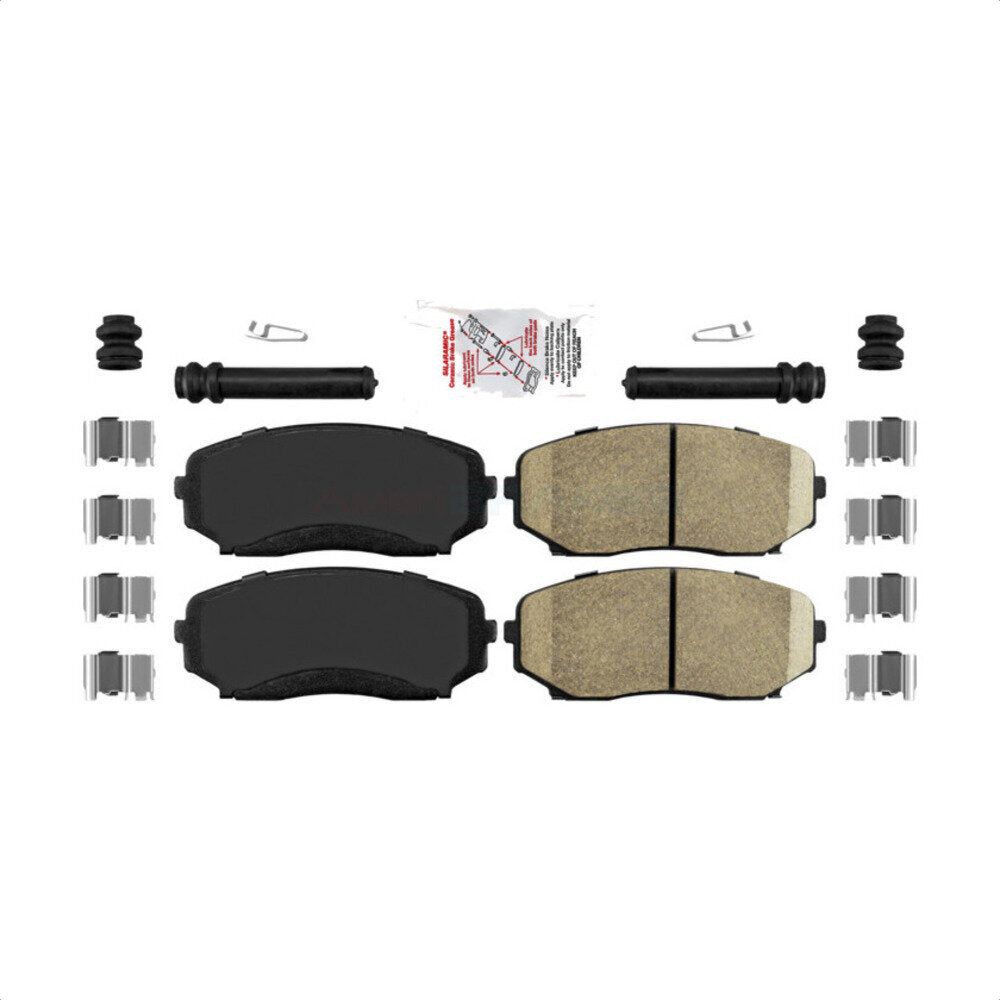 Front Ceramic Disc Brake Pads NWF-PTC1258 For Ford Edge Mazda CX-9 Lincoln MKX CX-7 CX-5