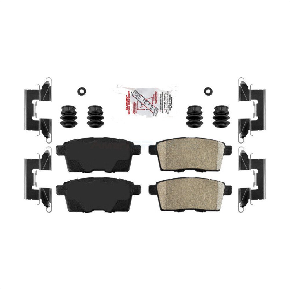 Rear Ceramic Disc Brake Pads NWF-PTC1259 For Ford Edge Mazda CX-9 CX-7 Lincoln MKX