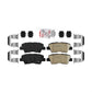Rear Ceramic Disc Brake Pads NWF-PTC1313 For Kia Soul Hyundai Sonata Optima Accent Amanti