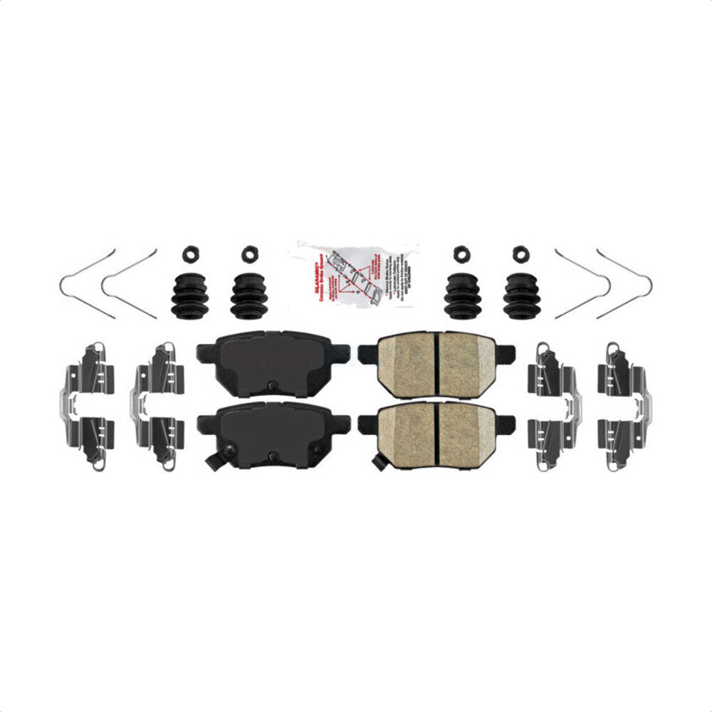 Rear Ceramic Disc Brake Pads NWF-PTC1423 For Toyota Corolla Prius Scion xB Yaris tC Lexus CT200h Matrix Prime Pontiac Vibe iM Plug-In