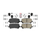 Rear Ceramic Disc Brake Pads NWF-PTC1724 For Honda Pilot Acura MDX Ridgeline Passport