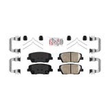 Rear Ceramic Disc Brake Pads NWF-PTC1816 For Kia Sorento Hyundai Santa Fe Sport Genesis Stinger G80 XL G70