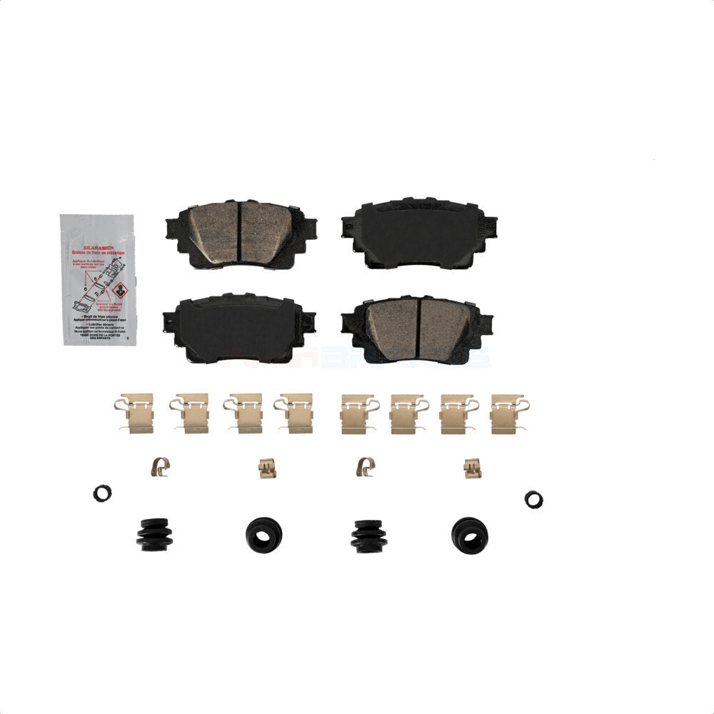 Rear Ceramic Disc Brake Pads NWF-PTC2183 For Toyota Corolla Highlander With Electric Parking