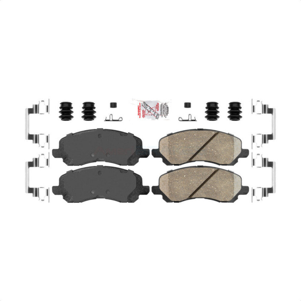 Front Ceramic Disc Brake Pads NWF-PTC866 For Jeep Mitsubishi Dodge Chrysler Patriot Compass Avenger Sebring 200 Caliber Outlander Sport Lancer Galant Eclipse Stratus RVR