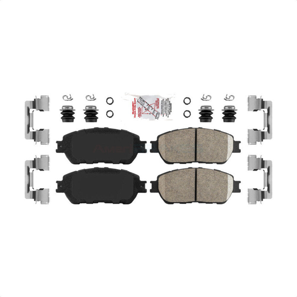 Front Ceramic Disc Brake Pads NWF-PTC906A For 2005-2015 Toyota Tacoma With 5 Lug Wheels