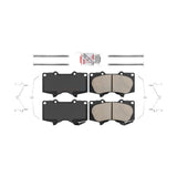 Front Ceramic Disc Brake Pads NWF-PTC976A For Toyota Tacoma 4Runner Tundra Lexus Sequoia GX460 FJ Cruiser GX470 Mitsubishi Montero