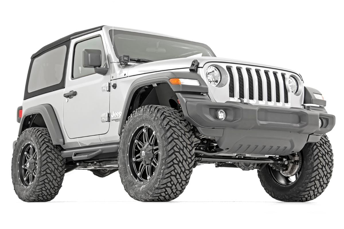 Nerf Steps | Full Length | 2 Door | Jeep Wrangler JL 4WD (18-23)