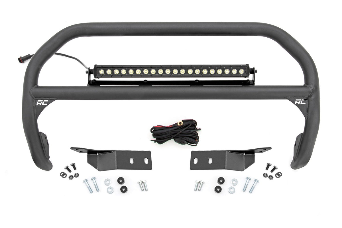 Nudge Bar | 20 Inch BLK DRL Single Row LED | Toyota Tundra (07-21)