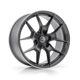 OPE Gloss Graphite + Machined Lip 18x9.5 5x112 Wheels - FF06-814GM