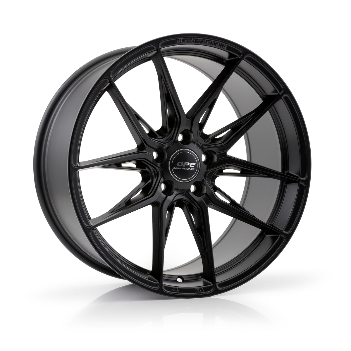 OPE Matte Black 19x9.5 5x114.3 Wheels - TITAN-9953567114MB