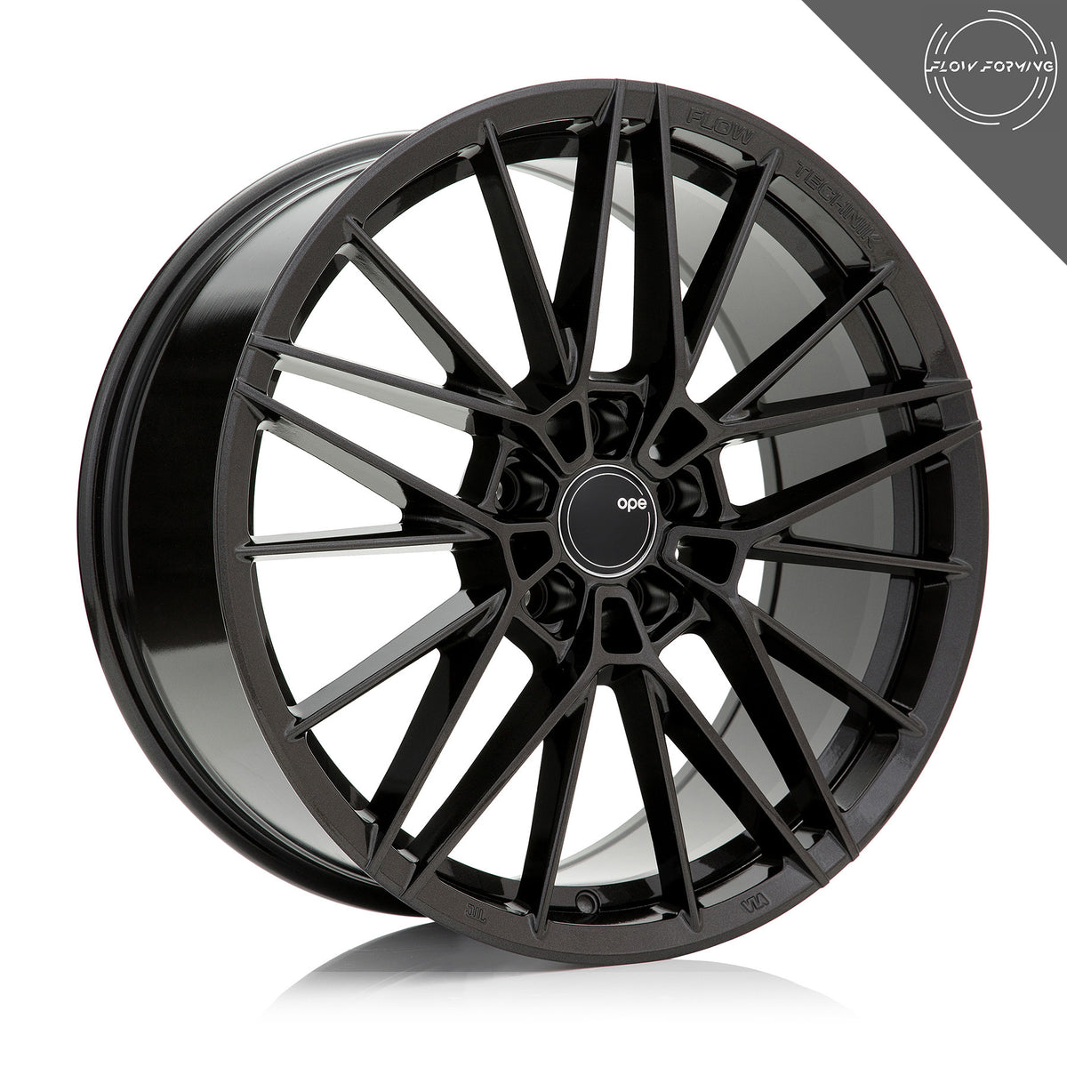 OPE Wheels FF03 Style With DIAMOND BLACK Finish | Size - 19x8.5 | PCD - 5x114.3 | Offset - 35 | Bore - 66.1