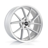 OPE Wheels FF04 Style With FROZEN SILVER LIP MACHINE Finish | Size - 20x8.5 | PCD - 5x112 | Offset - 30 | Bore - 66.6