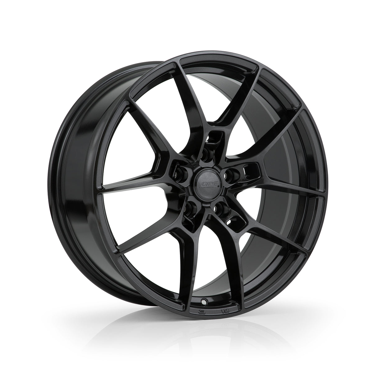 OPE Wheels FF06 Style With DIAMOND BLACK Finish | Size - 19x8.5 | PCD - 5x108 | Offset - 25 | Bore - 63.4