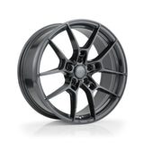 OPE Wheels FF06 Style With GLOSS GRAPHITE Finish | Size - 19x9.5 | PCD - 5x112 | Offset - 35 | Bore - 57.1