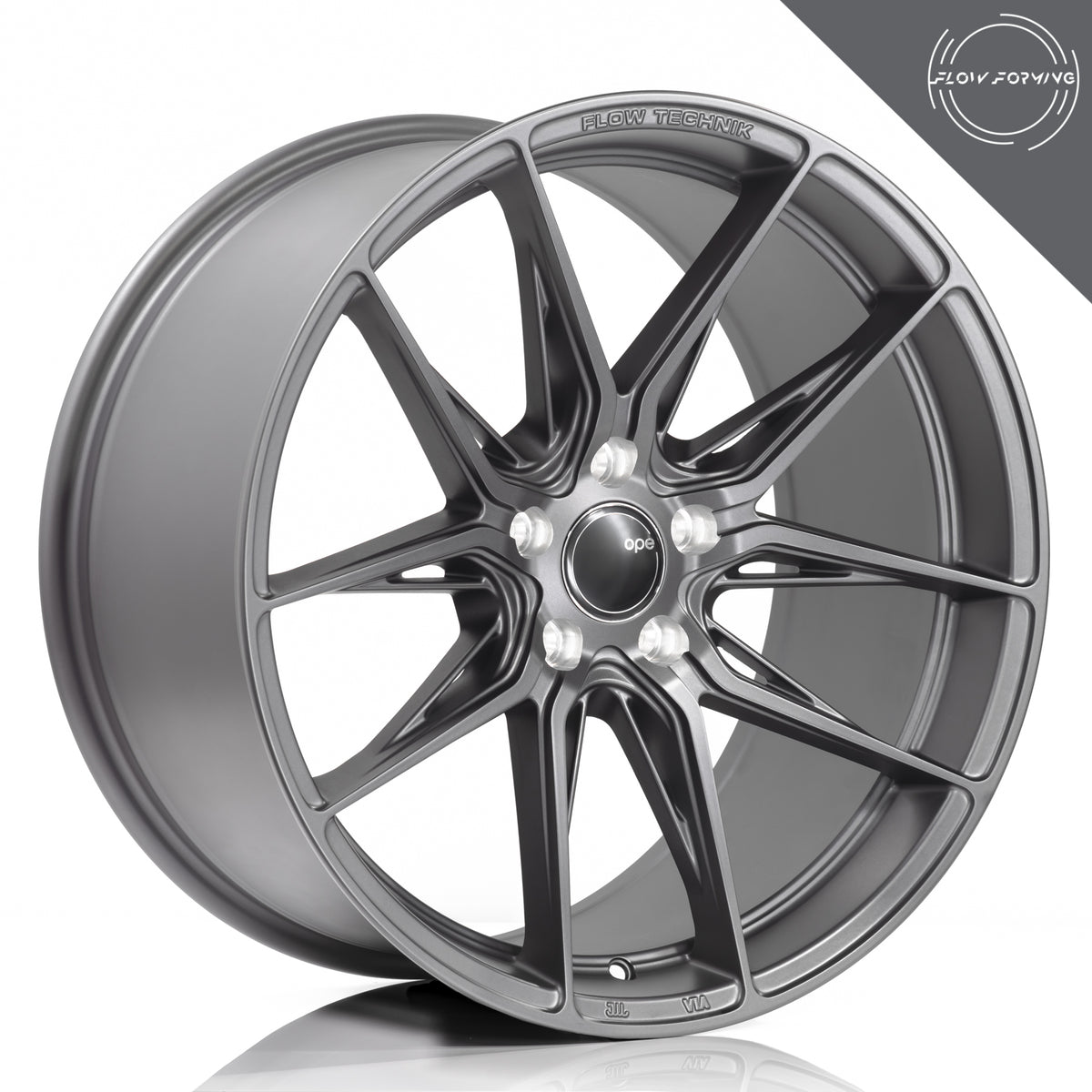 OPE Wheels TITAN Style With MATTE GUNMETAL Finish | Size - 19x10.5 | PCD - 5x130 | Offset - 35 | Bore - 71.6