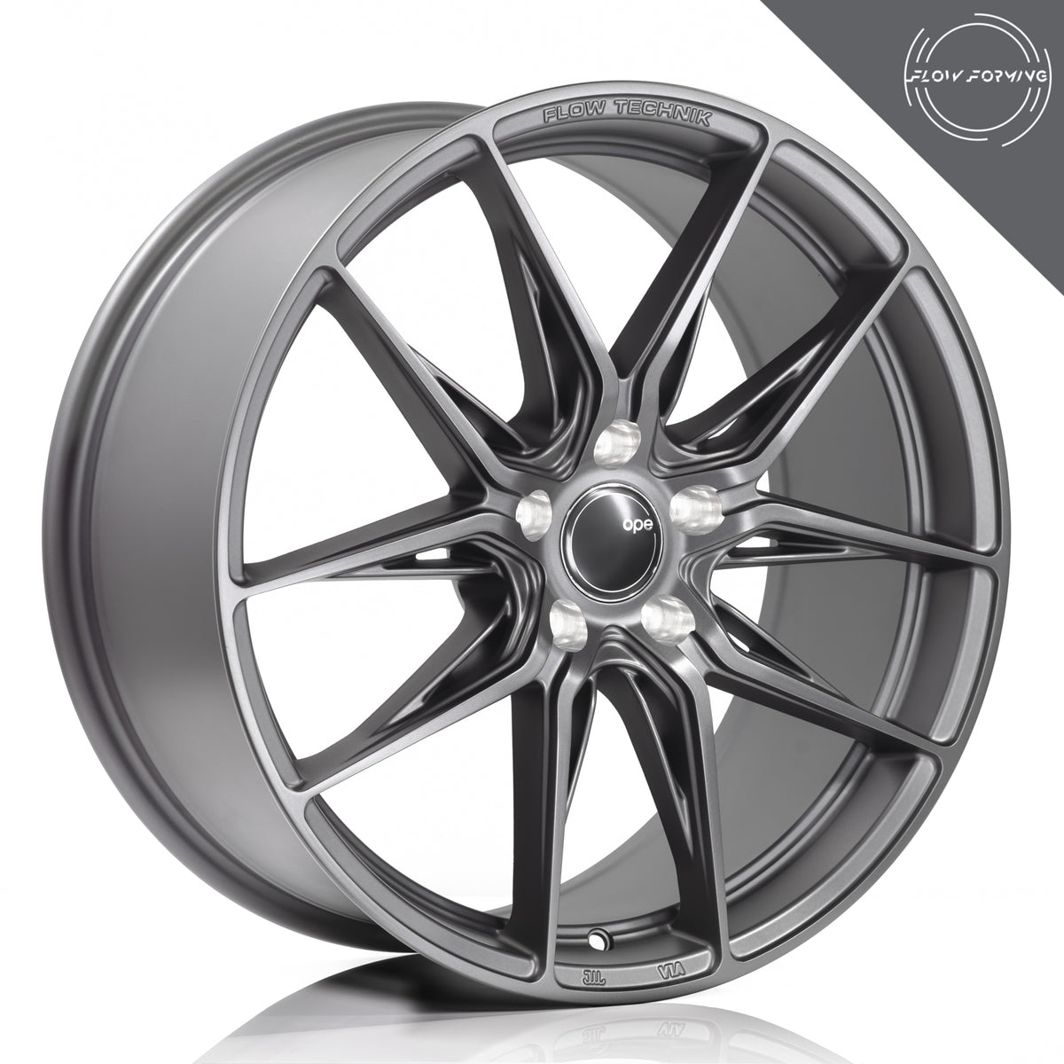 OPE Wheels TITAN Style With MATTE GUNMETAL Finish | Size - 19x8.5 | PCD - 5x127 | Offset - 33 | Bore - 71.5