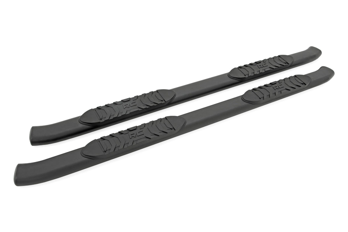 Oval Nerf Step | Crew Cab | Black | Chevy/GMC Tahoe/Yukon (21-23)