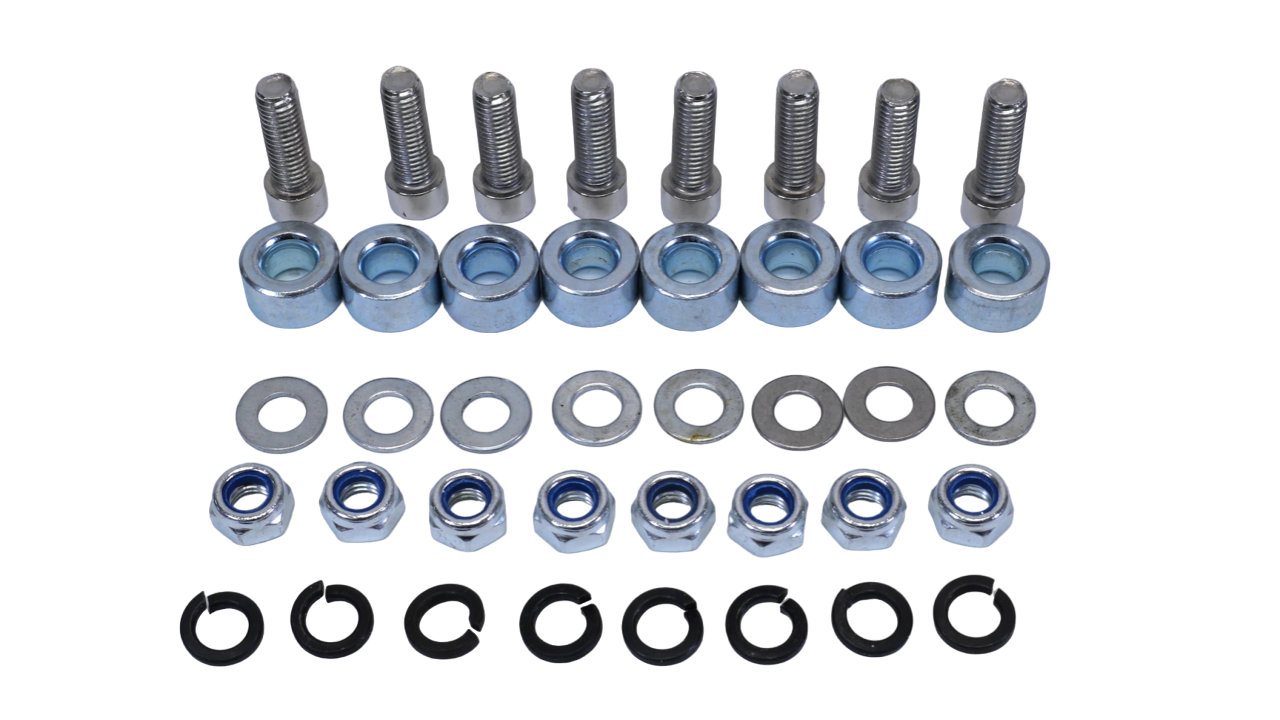 PLM Seat Hardware Kit - Bolts Nuts Washers Spacers For Sparco Recaro Bide Seats