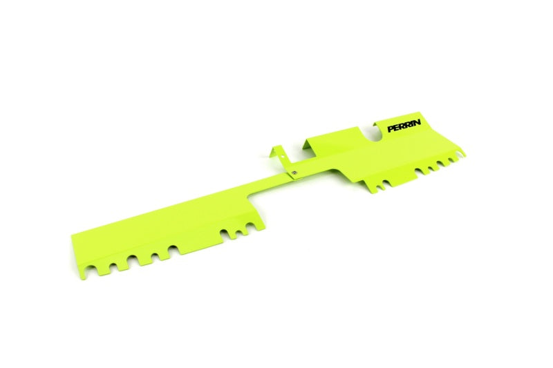 PERRIN 15-21 Subaru WRX/STI Radiator Shroud (With OEM Intake Scoop) - Neon Yellow