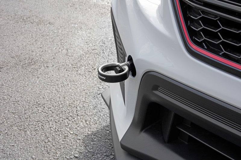 PERRIN 18-21 Subaru WRX & STI / 13-25 BRZ / 17-20 Toyota 86 Tow Hook Kit (Front) - Flat Black
