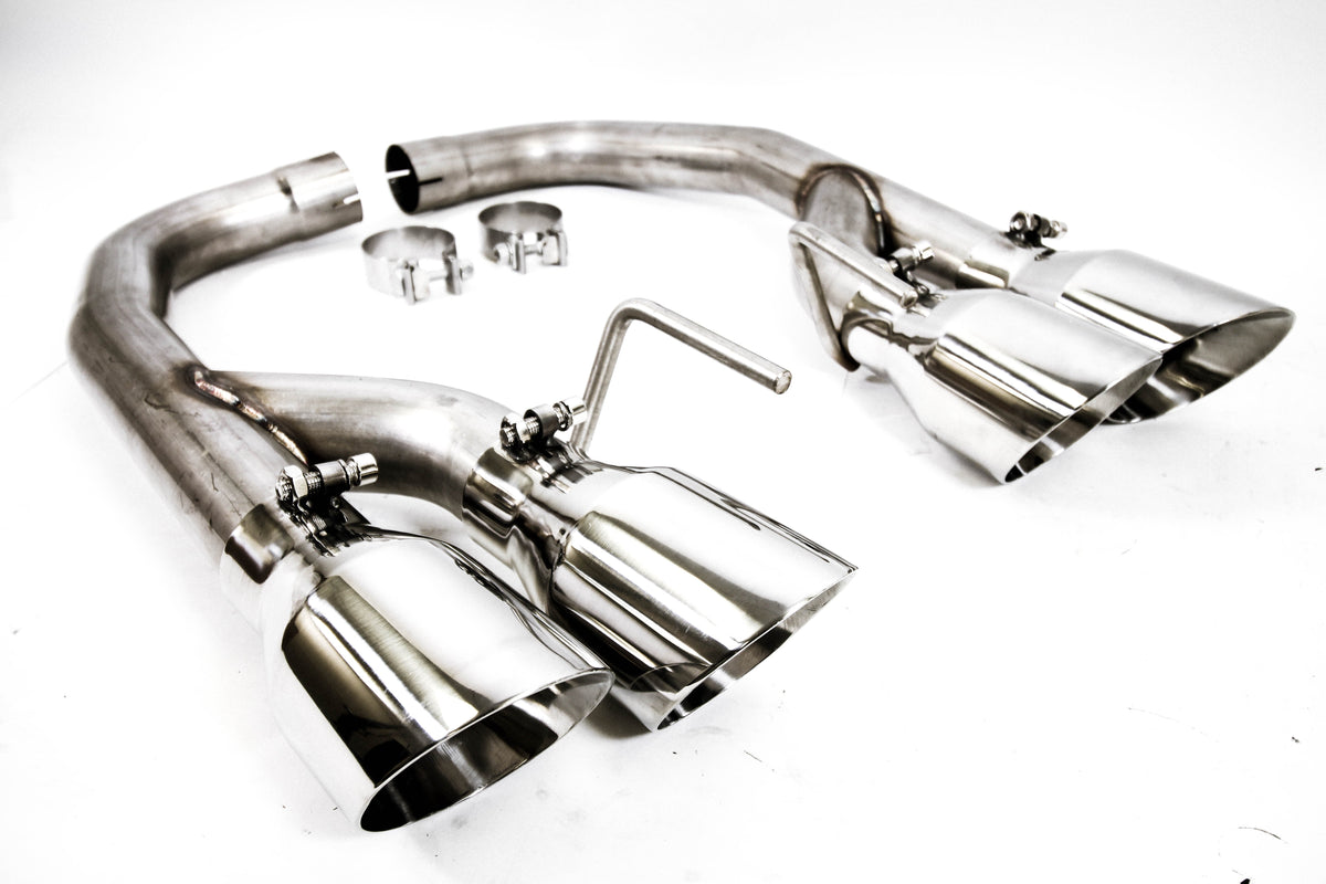 PLM 2.5" Dual Axle Back Exhaust Pipe Kit Mustang 2018 - 2020 V8 GT