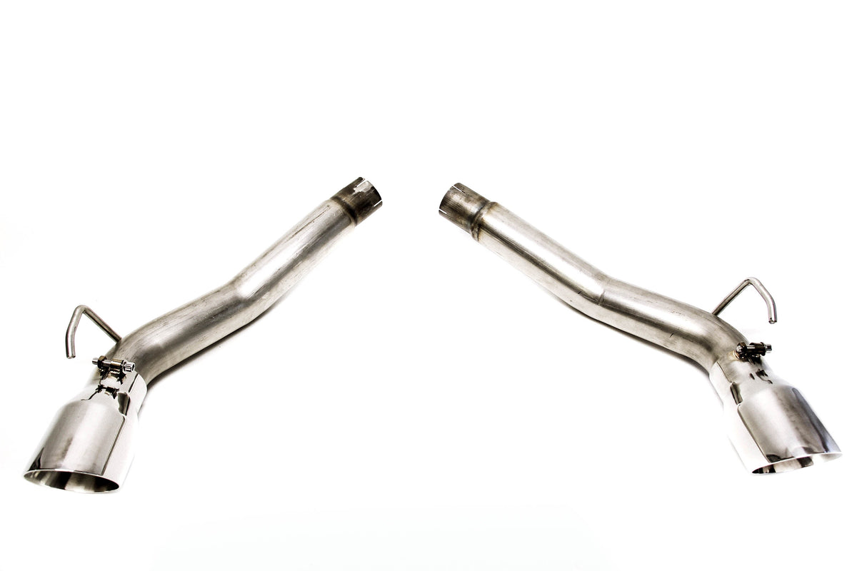 PLM Axle Back Exhaust Muffler Delete V2 - Chevy Camaro V8 2010 - 2015 Stainless Steel