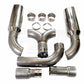 PLM 5" Dual Diesel Stack Kit with Slant Tips Universal Fit Chevy Ford Dodge Exhaust